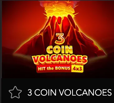 3 Coin Volcanoes